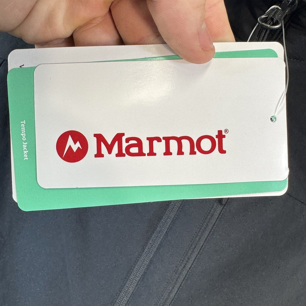 Marmot Mens Tempo Softshell Jacket Black Full Zip Beet.TV Logo L M16076-001 NWT - Picture 5 of 12